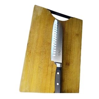 Faca Inox do Chef Modelo Santoku 8 Polegadas-Cabo ABS Chef Line-Original faca de cozinha