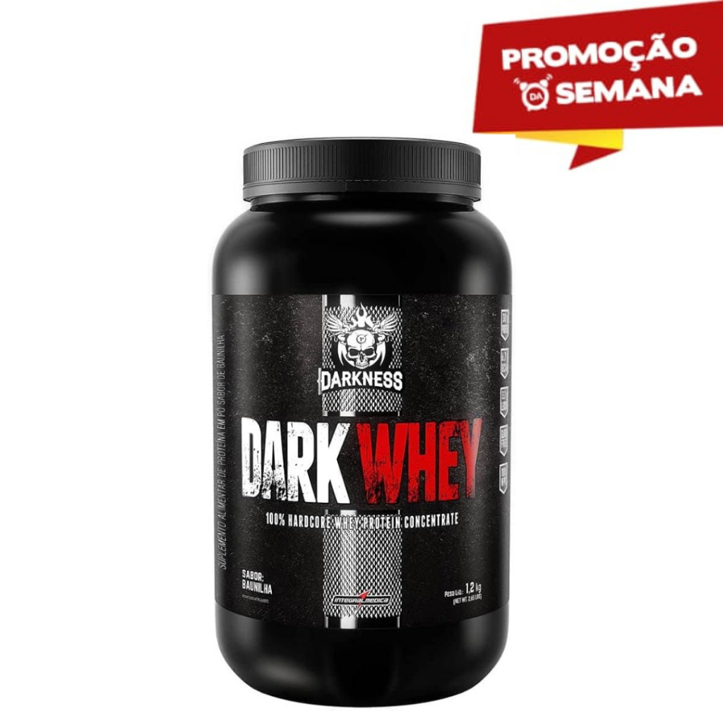 Whey 100% Dark whey Integralmedica pote 900g