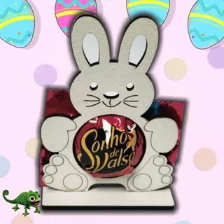 kit 10 Lembrancinha Porta Bombom Coelho da Páscoa Mdf Cru, Mdf Branco em Oferta na Shopee