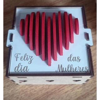 Kit 10 Caixas  mdf lembrancinha dia das Mulheres em Oferta na Shopee