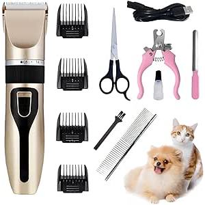 KIt de Máquina de Tosar Cachorro Profissional Pet UBS