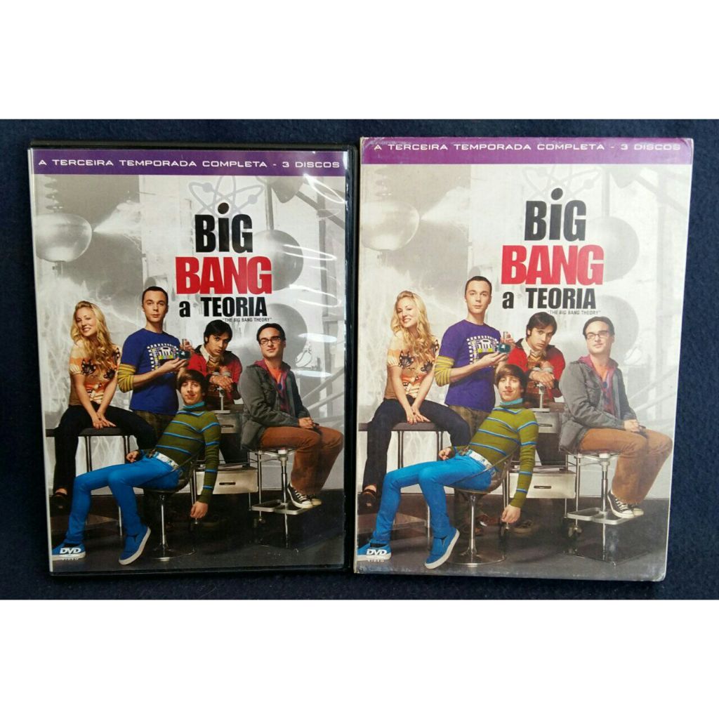 DVD - Big Bang Theory - Terceira Temporada A Teoria | Shopee Brasil