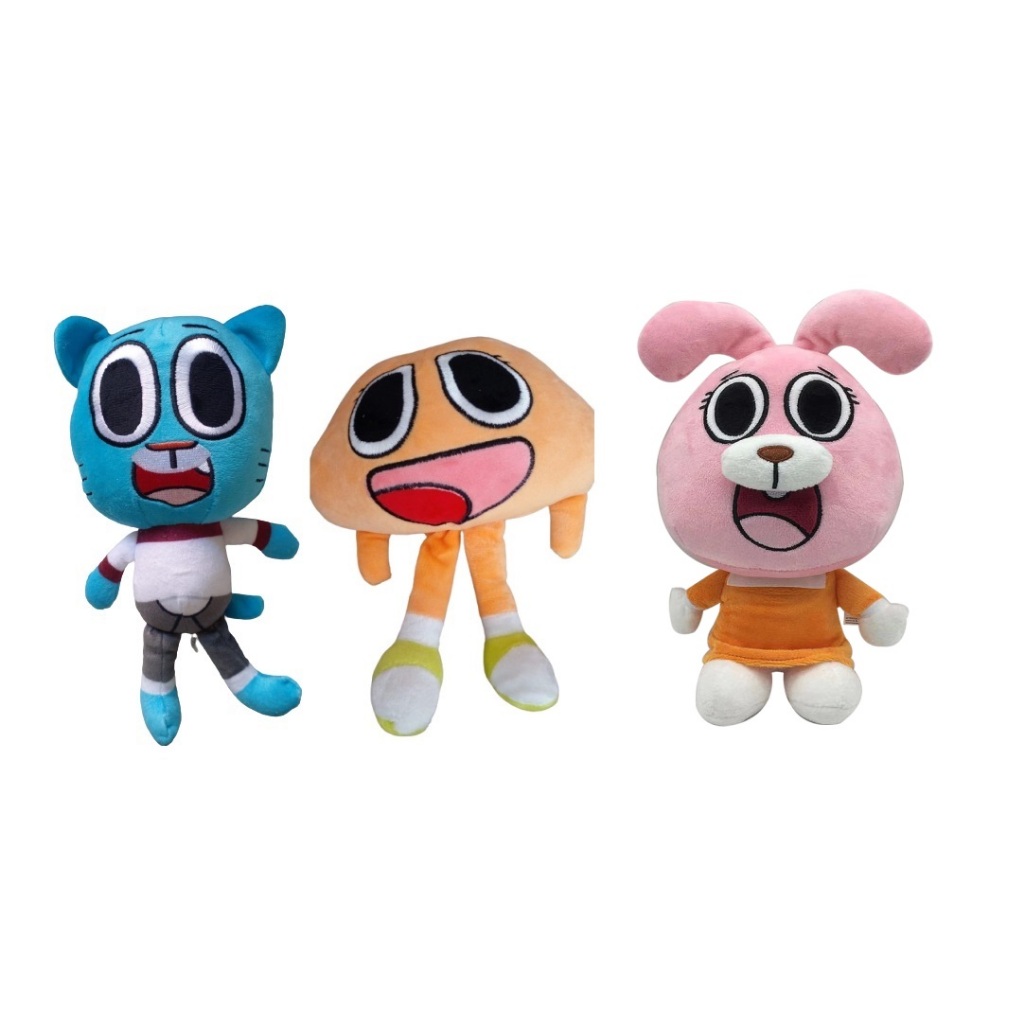 Gumball, Darwin E Anaís Pelúcias O Incrível Mundo De Gumball Brinquedo de  Aniversário Presente | Shopee Brasil