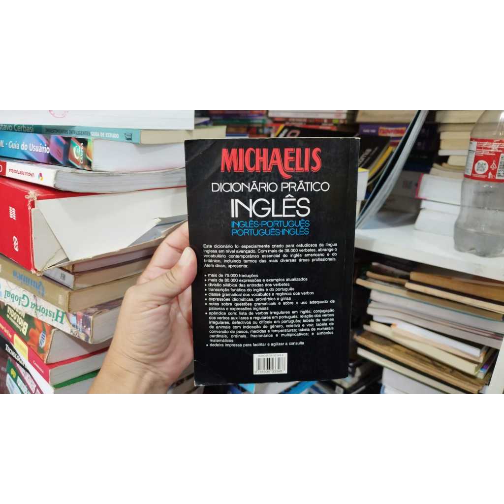 MICHAELIS DICIONÁRIO VISUAL INGLÊS Dicionario Michaelis Tamanho 14x21x4 (tamanho G) Portugues