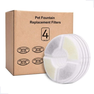 Kit 4 Refil Filtro Bebedouro Fonte De Água Pet Cães Gatos