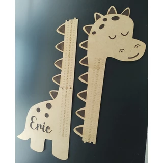 Régua de Crescimento Girafa Premium Personalizada