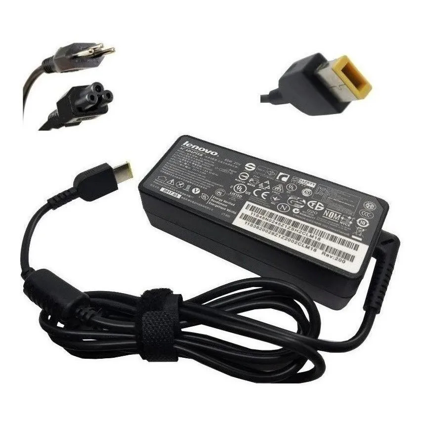 LIWI-Chargeur Ordinateur Portable Lenovo 65W USB, Alimentation 20V 3.25A pour Lenovo ThinkPad