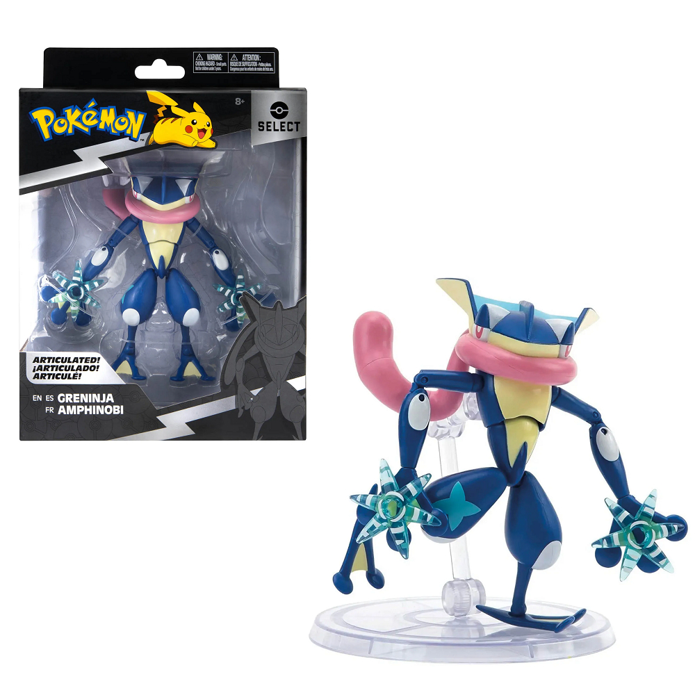 Pokemon - Figura Articulada de 15cm - Greninja - Sunny 2672 | Shopee Brasil