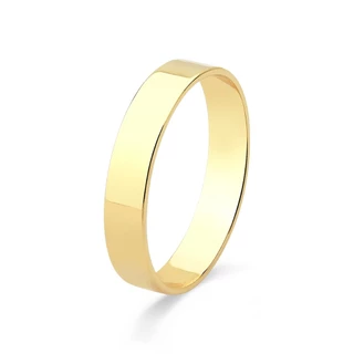 Aliança de Ouro 18k Lisa 3mm Quadrada em Oferta na Shopee