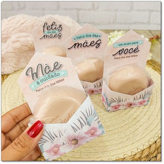 10 Portas sabonete ou bombom envelope Dia das Mães Rosa (DESMONTADO) embalagem lembrancinha caixas presentes brindes em Oferta na Shopee