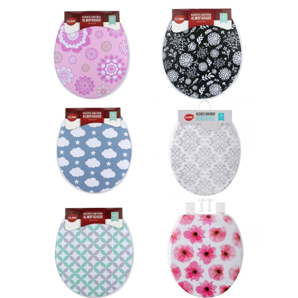 Assento Sanitário Almofadado Adulto Clink