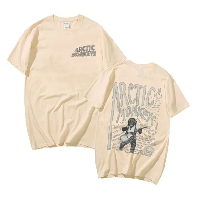Camiseta T-Shirt Básica Arctic Monkeys Rock Hip Hop Música Camisa