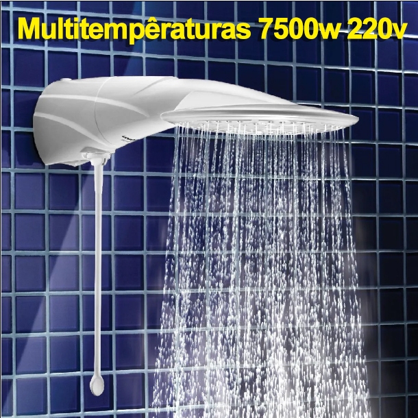Ducha Advanced Multitemperaturas 7500W 220V - Lorenzetti
