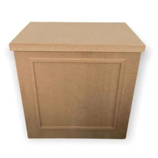 Comoda Quadrada Decoração Fake Desmontavel Mdf
