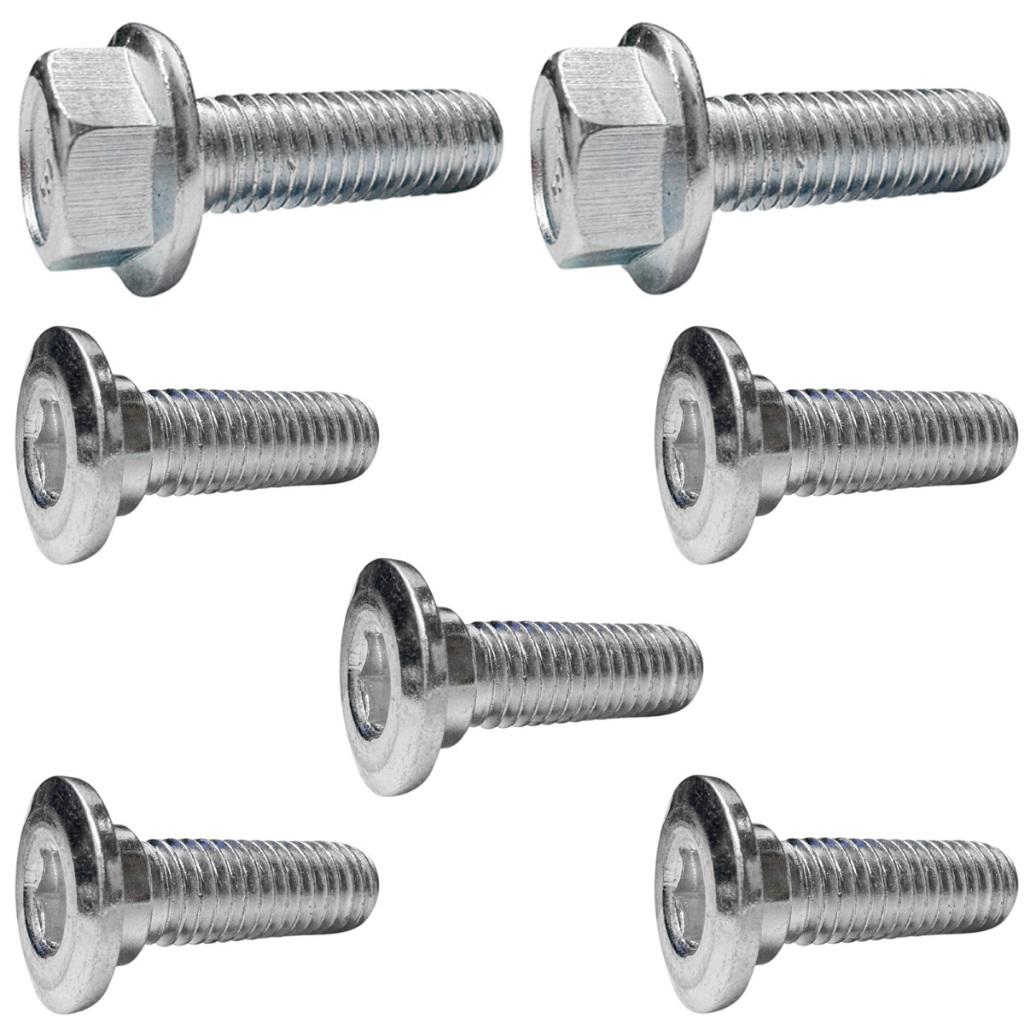 Kit 5 Parafuso Disco + 2 Parafuso Pinça Freio Cg Titan Fan Start 125 150 160 Stilo