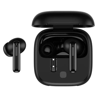 Fone de Ouvido Sem Fio QCY T13 ANC - Cancelamento De Ruído Ativo - 4 Microfones Bluetooth TWS 5.3 - Preto e Branco