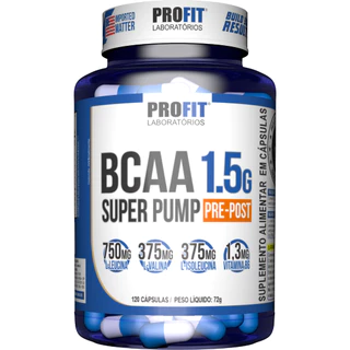 Bcaa 1.5 Gramas Super Pump Aminoácido - Profit Laboratórios