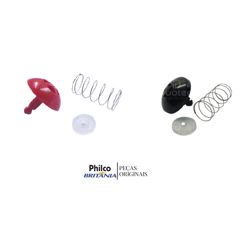 Corta Pingo, Mola E Vedação Para Cafeteira Ph14 | Ph17 | Pcf18 | Bcf30 | CP30 | Ph30 | BCF38 | CP38 Original