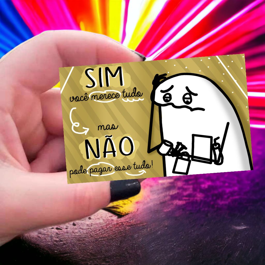 10 adesivos cartão debito credito divertido flork personalizado