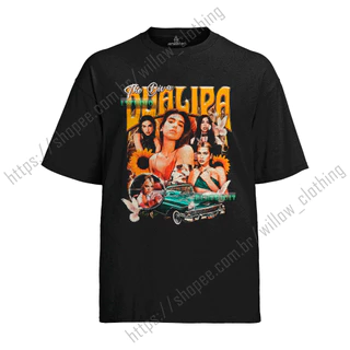 Camiseta Algodão Unissex Graphic Tee Amarelo Dua Lipa