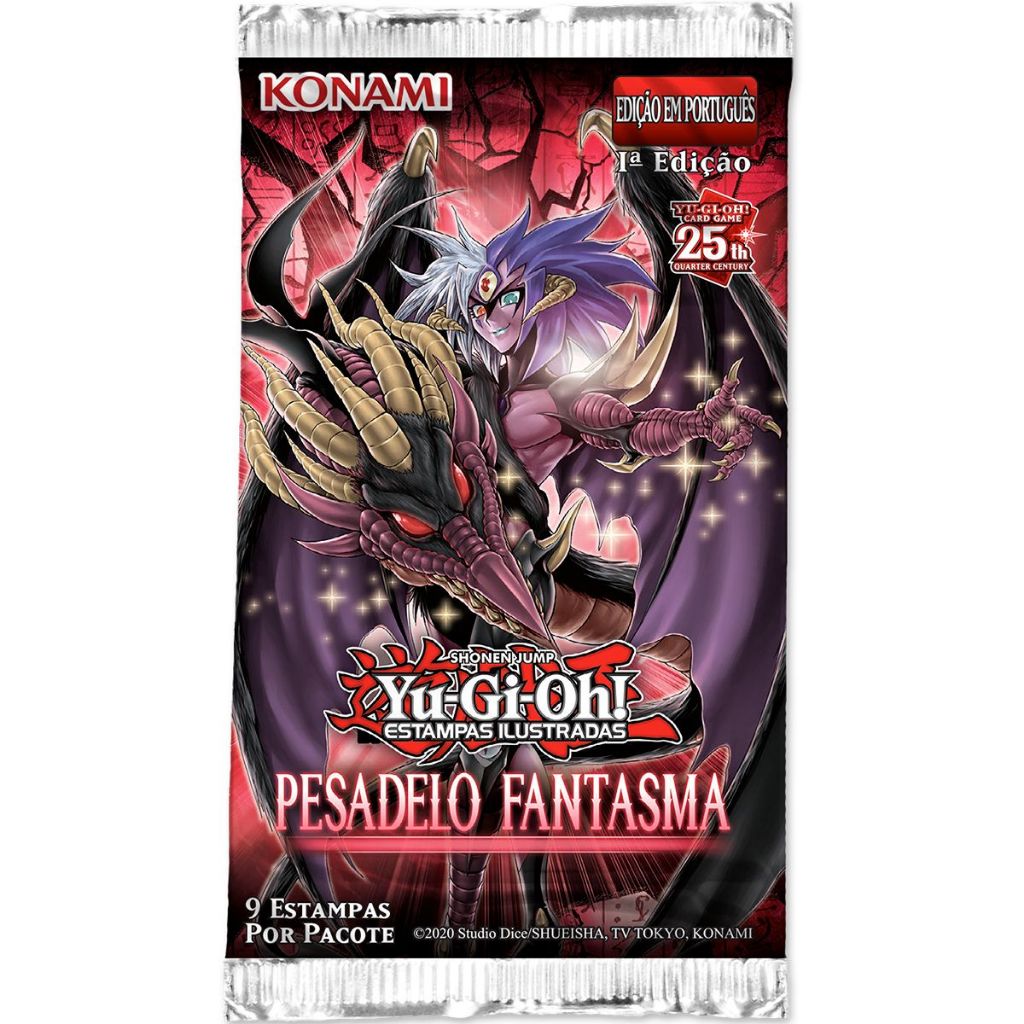 Yugioh Booster Pesadelo Fantasma Cartas Português Konami