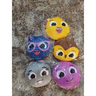 lindo kit da turma do bolofofo bonecos de pelúcia fofinhos da canção pão de queijo lindíssimos