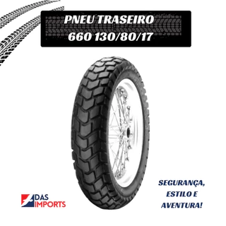 Pneu Traseiro Moto Xt 660 130/80/17 Tenere 660 Remold Novo Barato Qualidade Envio Imediato
