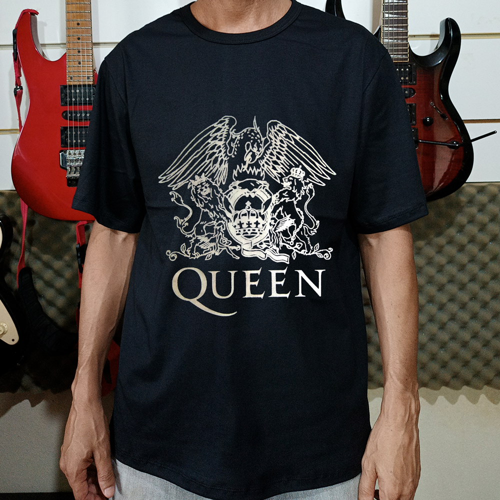 Camisa de rock 100% algodão - Queen