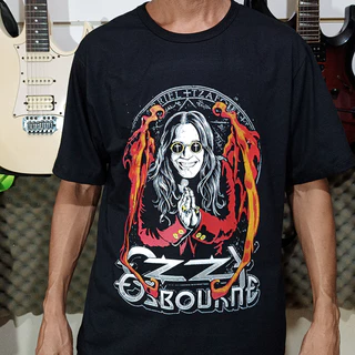 Camisas de rock 100 % algodão Ozzy Osbourne