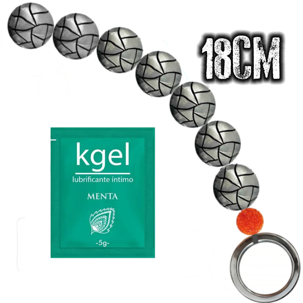Plug Pompoarismo / Pompoar 18CM - Prazer Sexo anal - Sex Shop = Bolinha  Tailandesa - Escorrega o Preo