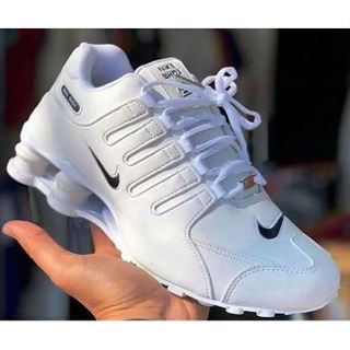 Tenis nike shox branco hot sale masculino