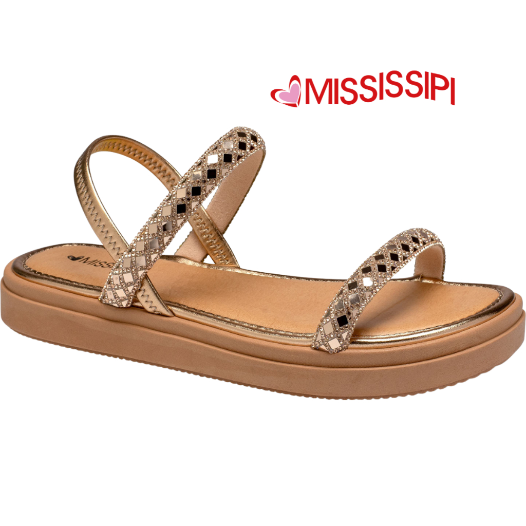 Sandalia Mississipi Papete Original Feminina Casual Sandalia Sandalia Mississipi Papete Original Feminina Casual Sandalia