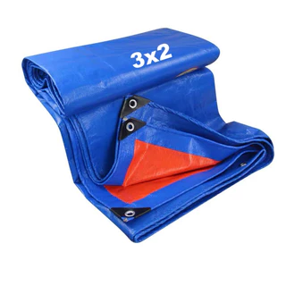 Lona Azul E Laranja Caminhão Piscina Barco Camping Impermeável 110gsm 3x2