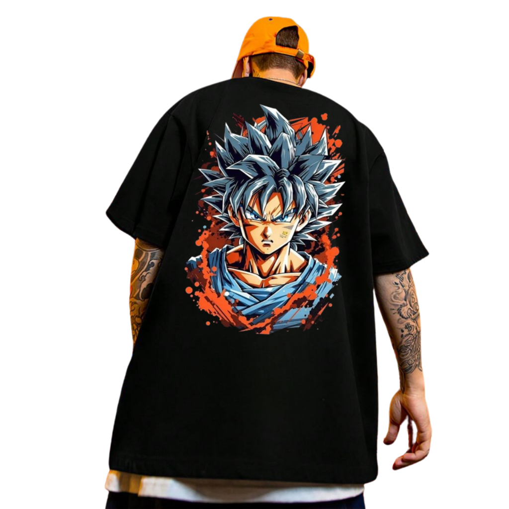 Camisa Oversized Anime Streetwear Moda Masculina 100% Algodão Street