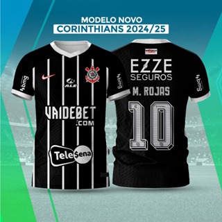 Camiseta Personalizada Masculina, Feminina E Infantil Manto Do Timão Tecido Dry Fit