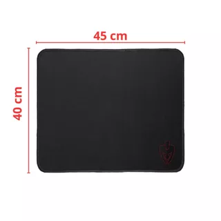 Mousepad Gamer Médio EG-403BK Preto Evolut 45 x 40 CM FPS Emborrachado Speed