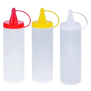 Kit 10 Bisnaga Maionese Ketchup Mostarda Molho Lanchonete Bar 250ml