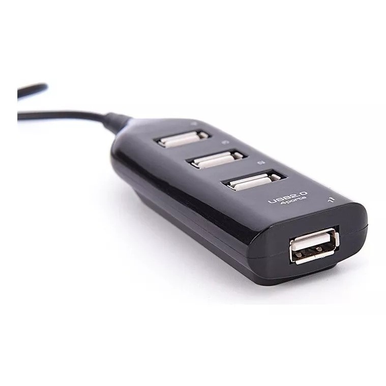 Hub Usb 2.0 De 4 Entradas Fortes Extensão Rápida Notebook Pc