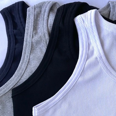 Regata Masculina Modelo Americano Ribana Canelada Justa Hip Hop