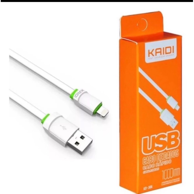 Cabo de carregamento Kaidi compatível IPhone IOS/KD-306/USB-Lightning