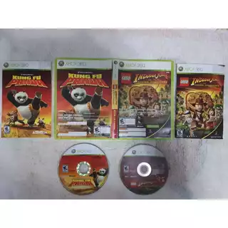Xbox Lego Indiana Jones Original Adventures + Kung Fu Panda