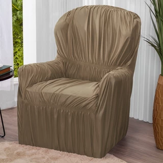 Capa De Sofa Poltrona 1 Lugar Em Malha Gel Elasticada em Oferta na Shopee