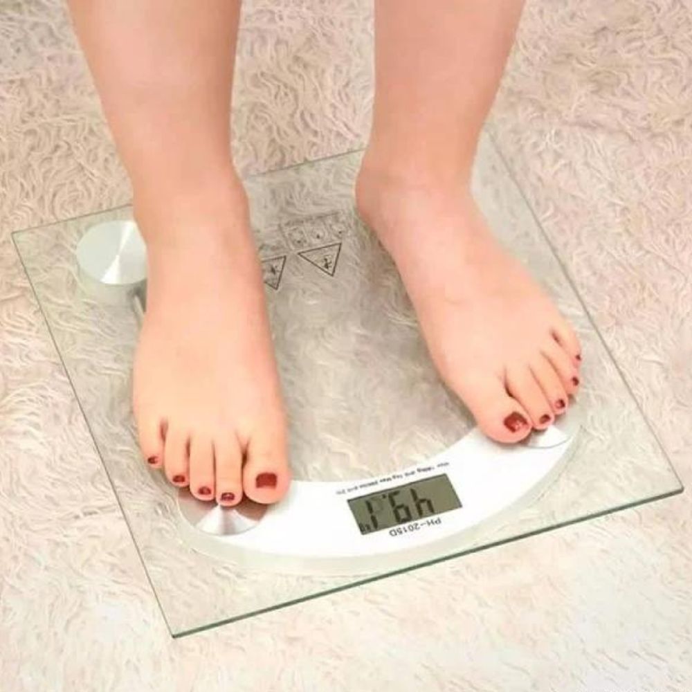 Balança Digital Eletrônica Vidro 180kg Academia Banheiro De Precisão Cozinha 10kg Nutrição E Dieta