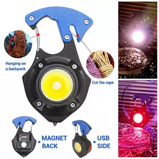 Lanterna Led Tatica Potente Recarregavel Multifuncional