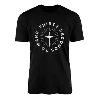 Camiseta Camisa T-shirt Thirty Seconds To Mars Rock Algodão Unissex Para Fã