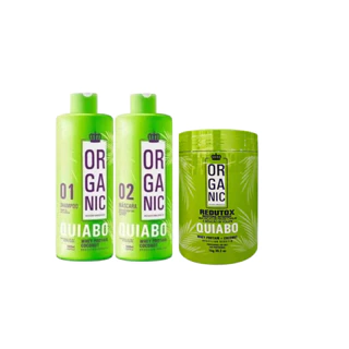 Progressiva de Quiabo + Btx quiabo Capilar Organic 3x1000ml