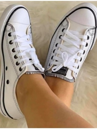 Oferta Arrasadora: Tênis ALL STAR COURO em Promoção, Seu Estilo em Destaque!