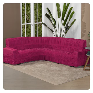 Capa De Sofá De Canto 6 Lugares Em Malha Gel Várias Cores em Oferta na Shopee