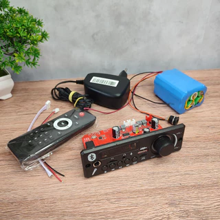 Placa Decodificadora MP3 Bluetooth Amplificada 160W 2*80w com Microfone