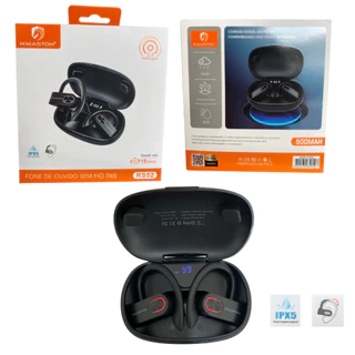 Fone De Ouvido Bluetooth 5.3 Tws Rs52 Esportivo Ipx5 Corrida, Caminhada e Esportes